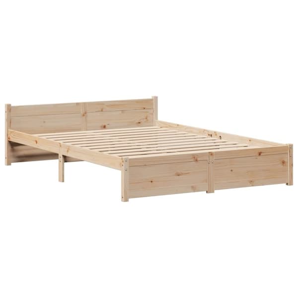 vidaXL sengeramme uden madras 120x200 cm massivt fyrretræ