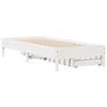 Miniatyrbilde 9 av 11: vidaXL Sengeramme uten madrass hvit 90x200 cm heltre furu