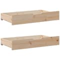 Miniatyrbilde 7 av 11: vidaXL Sengeramme uten madrass 150x200 cm heltre furu