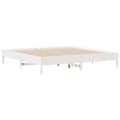 Miniatyrbillede 6 af 11: vidaXL sengeramme uden madras 180x200 cm massivt fyrretræ hvid