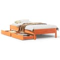 Miniatyrbilde 3 av 11: vidaXL Sengeramme uten madrass voksbrun 90x190 cm heltre furu