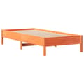 Miniatyrbilde 6 av 11: vidaXL Sengeramme uten madrass voksbrun 90x190 cm heltre furu
