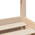 Miniatyrbilde 11 av 11: vidaXL Sengeramme med madrass 200x200 cm heltre furu