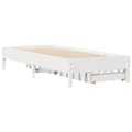 Miniatyrbilde 9 av 11: vidaXL Sengeramme uten madrass hvit 90x190 cm heltre furu
