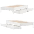 Miniatyrbilde 10 av 11: vidaXL Sengeramme uten madrass hvit 90x190 cm heltre furu
