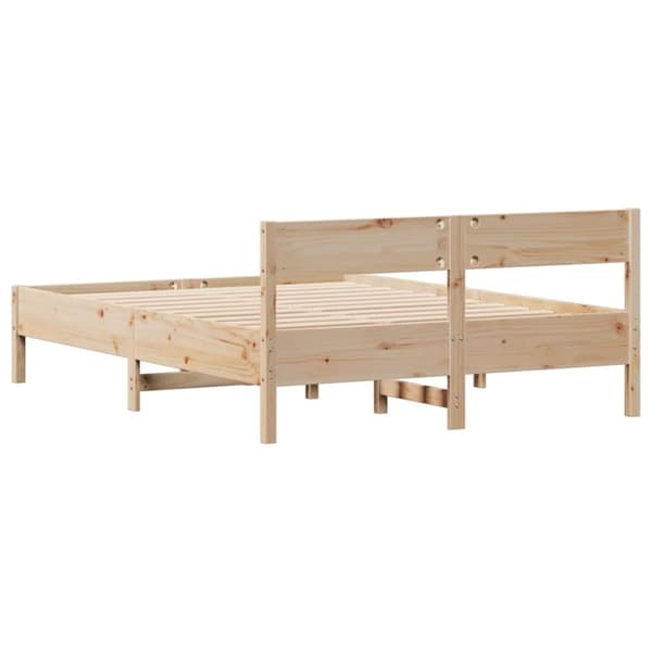 vidaXL Sengeramme uten madrass 120x200 cm heltre furu