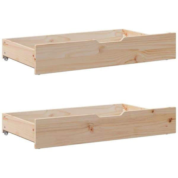 vidaXL Sengeramme uten madrass hvit 135x190 cm heltre furu