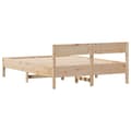 Miniatyrbilde 9 av 11: vidaXL Sengeramme uten madrass hvit 135x190 cm heltre furu