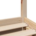 Miniatyrbilde 11 av 11: vidaXL Sengeramme uten madrass hvit 135x190 cm heltre furu