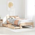 Miniatyrbilde 2 av 11: vidaXL Sengeramme uten madrass 90x200 cm heltre furu