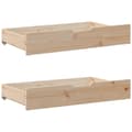 Miniatyrbilde 7 av 11: vidaXL Sengeramme uten madrass 100x200 cm heltre furu