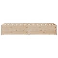 Miniatyrbilde 8 av 11: vidaXL Sengeramme uten madrass 100x200 cm heltre furu