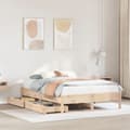 Miniatyrbilde 2 av 11: vidaXL Sengeramme uten madrass 140x200 cm heltre furu