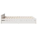 Miniatyrbilde 8 av 11: vidaXL Sengeramme uten madrass hvit 140x200 cm heltre furu