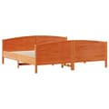 Miniatyrbilde 6 av 11: vidaXL Sengeramme uten madrass voksbrun 180x200 cm heltre furu