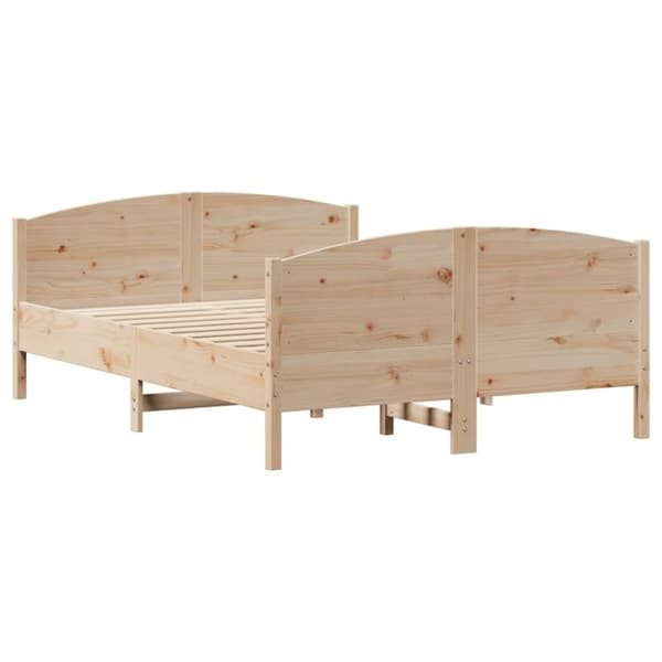 vidaXL sengeramme uden madras 120x200 cm massivt fyrretræ