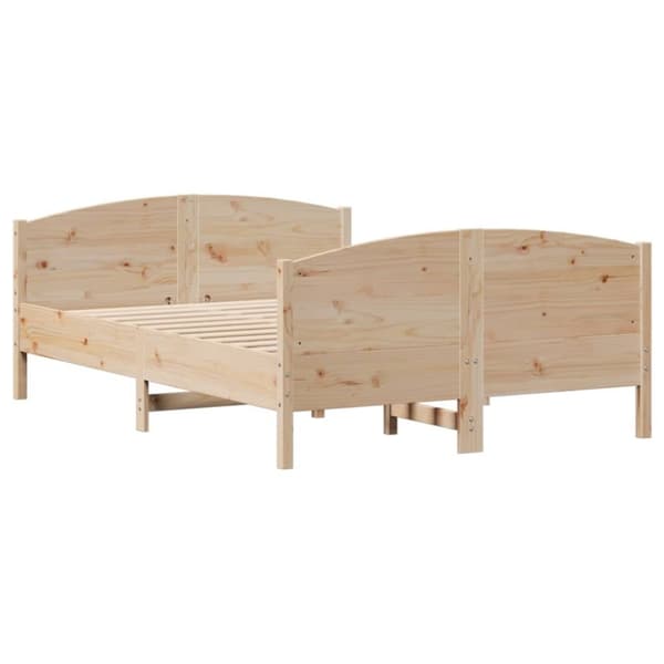 vidaXL sengeramme uden madras 120x200 cm massivt fyrretræ