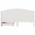 Miniatyrbillede 5 af 11: vidaXL sengeramme uden madras 140x200 cm massivt fyrretræ hvid
