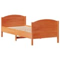 Miniatyrbilde 6 av 11: vidaXL Sengeramme uten madrass voksbrun 75x190 cm heltre furu