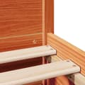 Miniatyrbilde 11 av 11: vidaXL Sengeramme uten madrass voksbrun 75x190 cm heltre furu