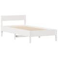 Miniatyrbilde 6 av 11: vidaXL Sengeramme uten madrass hvit 90x190 cm heltre furu