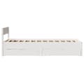 Miniatyrbilde 8 av 11: vidaXL Sengeramme uten madrass hvit 90x190 cm heltre furu