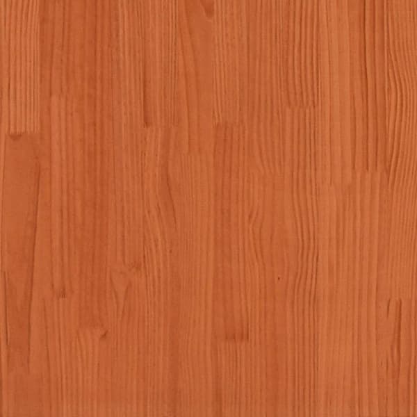vidaXL sengeramme uden madras 135x190 cm massivt fyrretræ brun