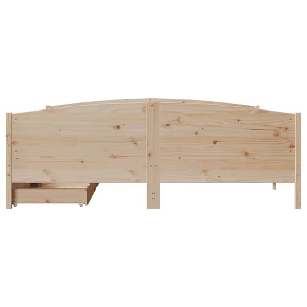vidaXL sengeramme uden madras 180x200 cm massivt fyrretræ