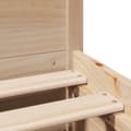 Miniatyrbilde 11 av 11: vidaXL Sengeramme uten madrass 140x190 cm heltre furu
