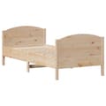 Miniatyrbilde 9 av 11: vidaXL Sengeramme uten madrass 90x190 cm heltre furu