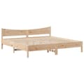 Pikkukuva 6 / 11: vidaXL Sängynrunko laatikoilla 200x200 cm täysi mänty
