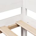Miniatyrbilde 11 av 11: vidaXL Dagseng med skuffer hvit 90x190 cm heltre furu