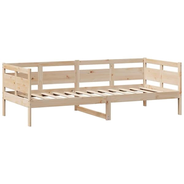 vidaXL Vuodesohva laatikoilla 90x200 cm täysi mänty