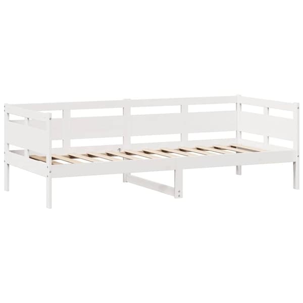 vidaXL Vuodesohva laatikoilla valkoinen 90x190 cm täysi mänty