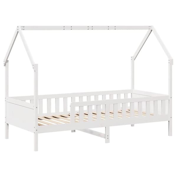 vidaXL Barnesengeramme med skuffer svart 90x200 cm heltre furu