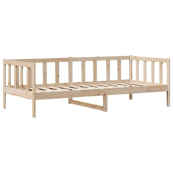 vidaXL Dagseng med skuffer 80x200 cm heltre furu