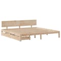 Miniatyrbilde 4 av 11: vidaXL Sengeramme med skuffer 180x200 cm heltre furu