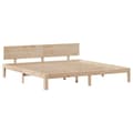 Miniatyrbilde 8 av 11: vidaXL Sengeramme med skuffer 180x200 cm heltre furu