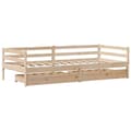 Pikkukuva 4 / 11: vidaXL Vuodesohva laatikoilla 90x200 cm täysi mänty