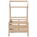 Miniatyrbilde 8 av 11: vidaXL Dagseng med tak 90x190 cm heltre furu