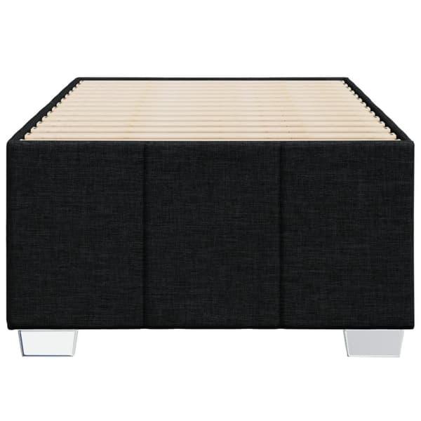 vidaXL sengeramme 90x190 cm stof sort