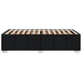Miniatyrbillede 6 af 10: vidaXL sengeramme 90x190 cm stof sort