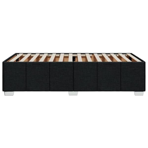 vidaXL sengeramme 90x190 cm stof sort