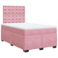 Pikkukuva 3 / 11: vidaXL Jenkkisänky patjalla pinkki 120x190 cm sametti