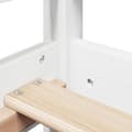 Miniatyrbilde 11 av 11: vidaXL Dagseng med tak hvit 80x200 cm heltre furu