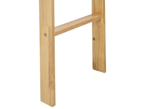 Barneseng Lys Tre Gummi Seng 90 x 200 cm med Lamellramme Seng for Småbarn