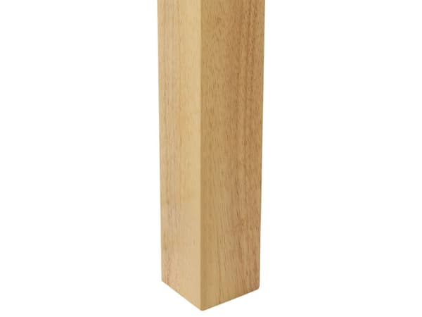 Barneseng Lys Tre Gummi Seng 90 x 200 cm med Lamellramme Seng for Småbarn