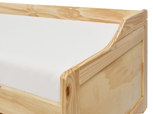 Barneseng i Lyst Tre med Oppbevaring Fururamme 90 x 200 cm Enkeltramme Moderne Design