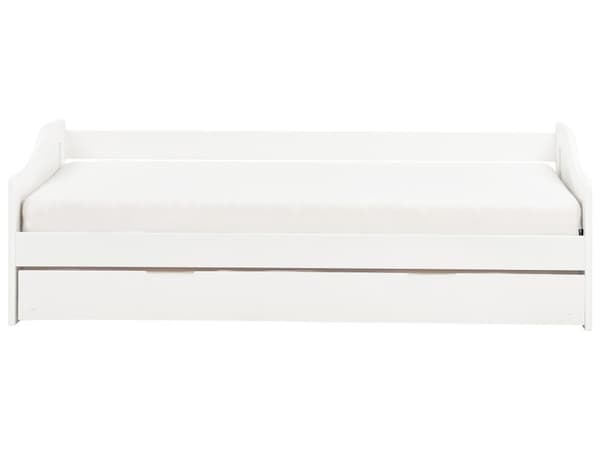 Barnsäng Vit Furu Ram 90 x 200 cm Enkel Storlek Ram