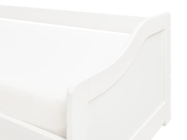 Barnsäng Vit Furu Ram 90 x 200 cm Enkel Storlek Ram
